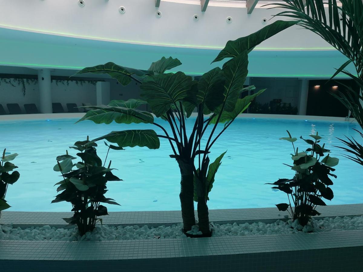Szczecin Hanza Tower Apartment-Basen ภายนอก รูปภาพ