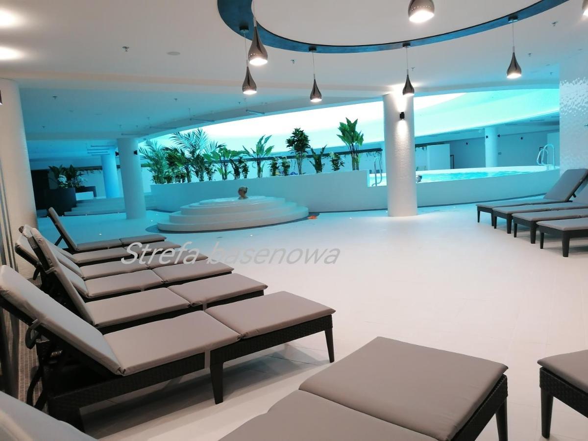 Szczecin Hanza Tower Apartment-Basen ภายนอก รูปภาพ